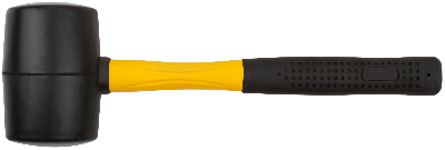 Киянка резиновая, фиберглассовая ручка 80 мм (900 гр)