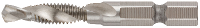 Сверло-Метчик комбинированное метрическое, быстрорежущая (HSS) сталь Р6М5, М6х1.0 мм, 18/56 мм