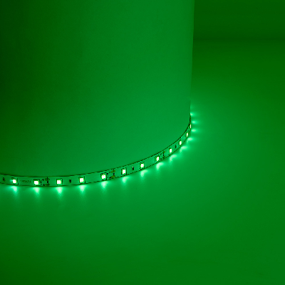 Лента светодиодная LEDх60/м 5м 4.8w/m 12в зеленый