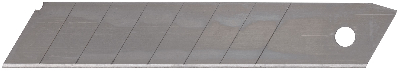 Лезвия для ножа технического 18 мм, 8 сегментов, сталь SK5 (10 шт)