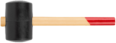 Киянка резиновая, деревянная ручка 90 мм (1200 гр)