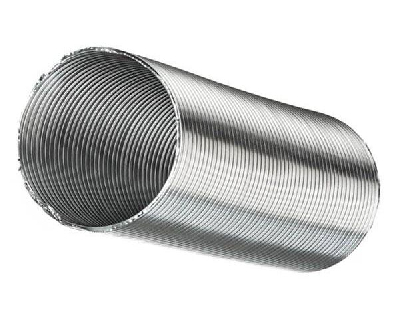Воздуховод гибкий алюминиевый гофрированный, L до 3м, D125