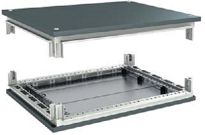 Комплект, крыша и основание, для оцинкованных     шкафов CQE, 600 x 400 мм