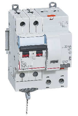 Выключатель автоматический дифференциального тока АВДТ DX3 2П C40А 30MА-АC 4м