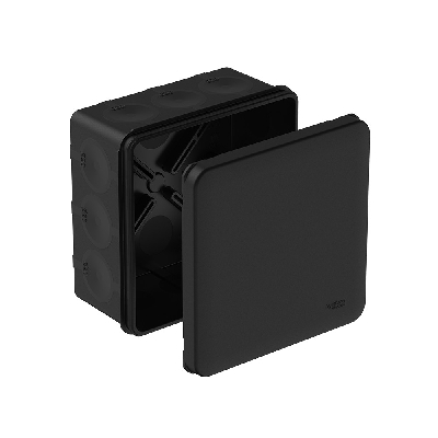 MultiBox Коробка распределительная с мембранными вводами IP66 100х100х50 Черная