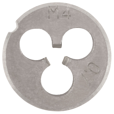 Плашка метрическая, легированная сталь М4х0.7 мм