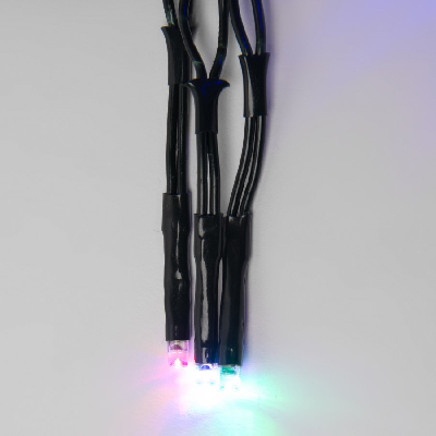 Гирлянда светодиодная с контроллером Фейерверк 3м 200 светодиодов Разноцветный свет Провод зеленый ULD-S0300-200/DGA MULTI IP20 FIRECRACKER