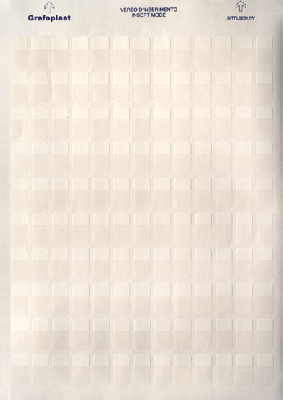 Табличка самоламинирующаяся  44х20мм желтая полиэстер  QUADRO