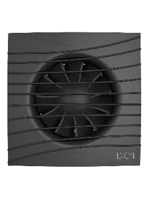 Вентилятор осевой вытяжной с обратным клапаном D125 декоративный