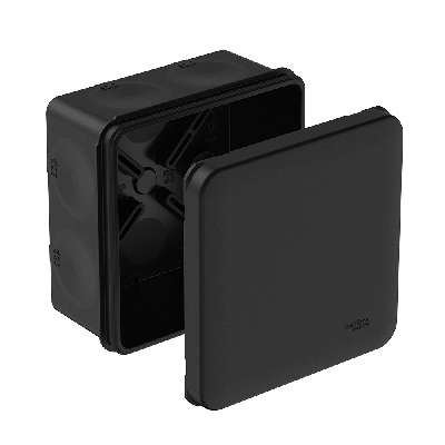 MultiBox Коробка распределительная с мембранными вводами IP66 85х85х42 Черная